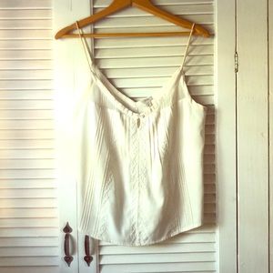 White Ecote blouse tank